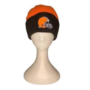 NFL Cleveland Browns Beanie Orange and Brown